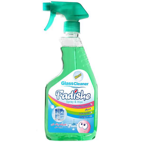 اسپری شیشه پاک کن فدیشه مدل Peach And Green Tea حجم 500 میلی لیتر، Fadishe Peach And Green Tea Glass Cleaner Spray 500ml