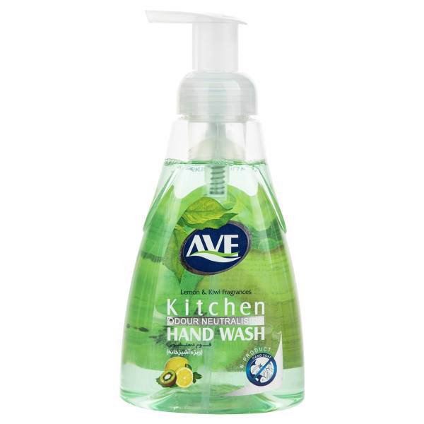 فوم دستشویی اوه مدل Lemon And Kiwi مقدار 500 گرم، Ave Lemon And Kiwi Handwashing Foam 500g