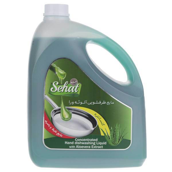 مایع ظرفشویی صحت مدل Aloe Vera مقدار 4000 گرم، Sehat Aloe Vera Dishwashing Liquid 4000g