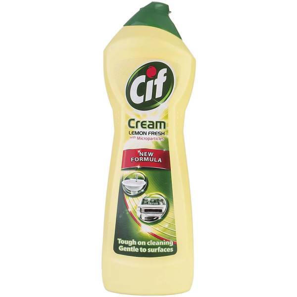 کرم تمیزکننده سطوح سیف مدل Lemon Fresh حجم 750 میلی لیتر، Cif Lemon Fresh Surface Cleaner Cream 750ml