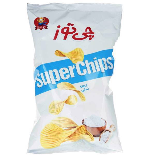 سوپر چیپس نمکی چی توز مقدار 90 گرم، Cheetoz Salty Super Potato Chips 90gr