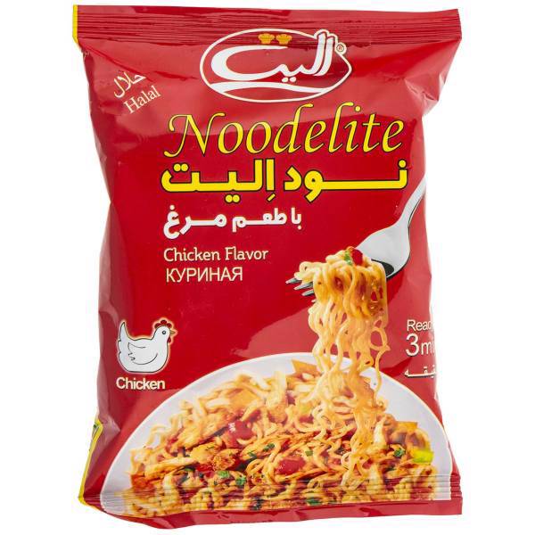 نودالیت با طعم مرغ الیت مقدار 75 گرم، Elite Chicken Flavor Noodelite 75gr