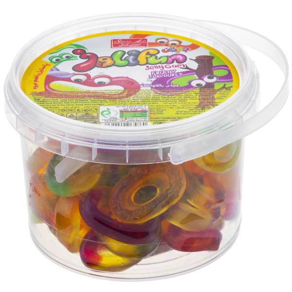 پاستیل میوه ای شیرین عسل مدل Ring مقدار 300 گرم، Shirin Asal Ring Fruity Flavoured Jelly Gum 300gr