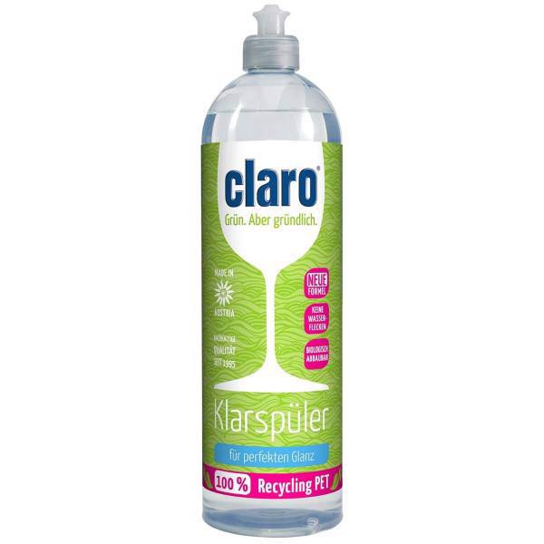 مایع براق کننده ماشین ظرفشویی کلارو مدل Eco حجم 1 لیتر، Claro Eco Rinse Aid Dishwasher Liquid 1L