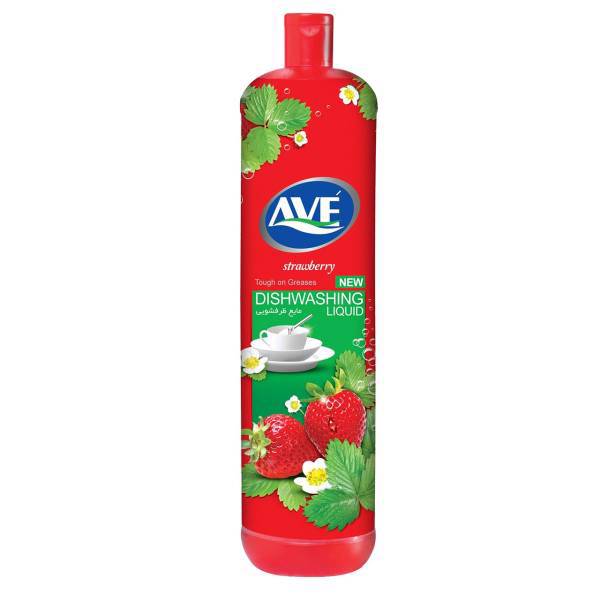 مایع ظرفشویی اوه مدل Strawberry مقدار 1000 گرم، Ave Strawberry Dishwashing Liquid 1000g