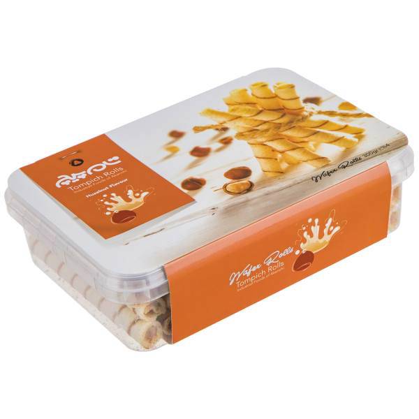 ویفر با طعم فندق تام پیچ مقدار 300 گرمی، Tompich Wafer With Hazelnut Flavor 300gr