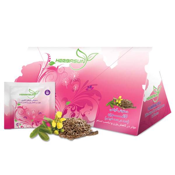 دمنوش گیاهی هرباسان مدل لاغری بسته 20 عددی، Herbasun Slimming Herbal Tea Pack of 20