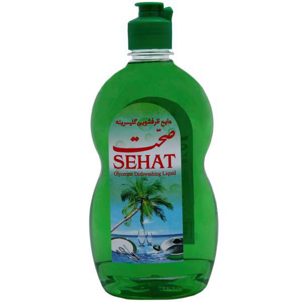 مایع ظرفشویی صحت مدل Glycerin مقدار 500 گرم، Sehat Glycerin Dishwashing Liquid 500g