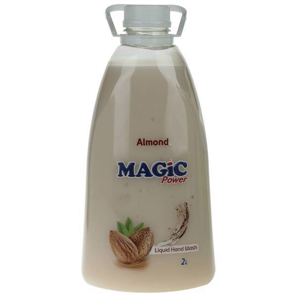 مایع دستشویی مجیک پاور مدل Almond حجم 2 لیتر، Magic Power Almond Liquid Hand Wash 2L