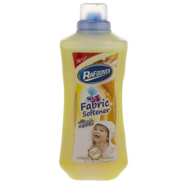 نرم کننده حوله و لباس زرد رافونه حجم 1500 میلی لیتر، Rafooneh Yellow Fabric Softner 1500ml