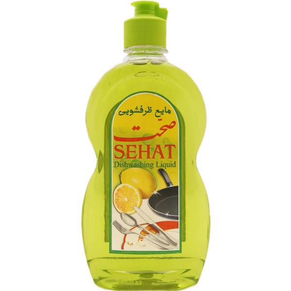 مایع ظرفشویی صحت مدل Lemon مقدار 500 گرم، Sehat Lemon Dishwashing Liquid 500g