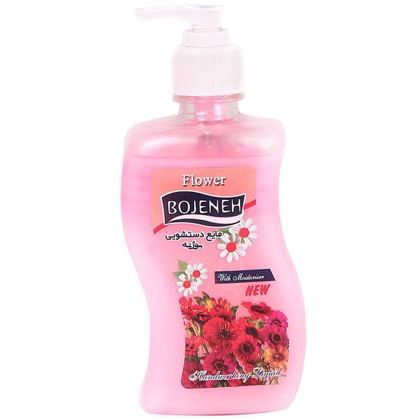 مایع دستشویی بوژنه مدل Pink Flower وزن 500 گرم، Bojeneh Pink Flower Liquid Hand Wash 500g