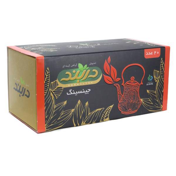 بسته 20 عددی دمنوش گیاهی جنسینگ دربند مدل Ginseng