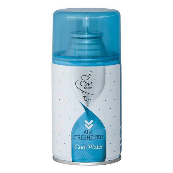 یدک اسپری خوشبوکننده جی ام مدل Cool Water حجم 300 میلی لیتر، JM Cool Water 300ml Automatic Air Freshener Refill Spray