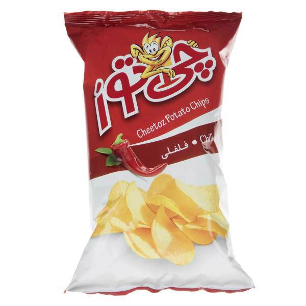 چیپس فلفلی چی توز مقدار 60 گرم، Cheetoz Spicy Potato Chips 60gr