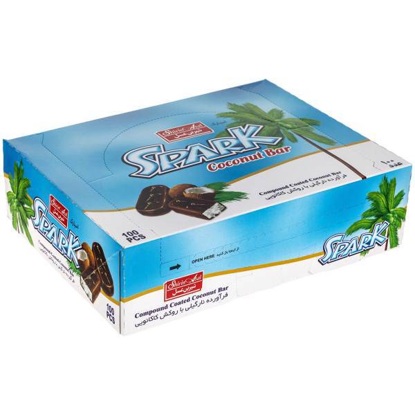 فرآورده نارگیلی با روکش کاکائویی شیرین عسل مقدار 800 گرم، Shirin Asal Compound Coated Coconut Bar 800gr