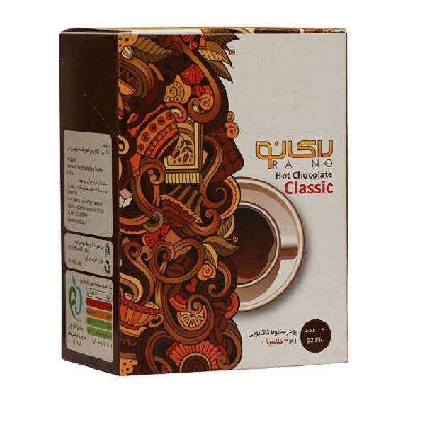 هات چاکلت رای نو مدل Classic بسته 12 عددی