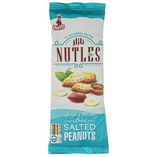 بادام زمینی نمکی چاکلز مقدار 40 گرم، Chuckles Salty Peanuts 40g