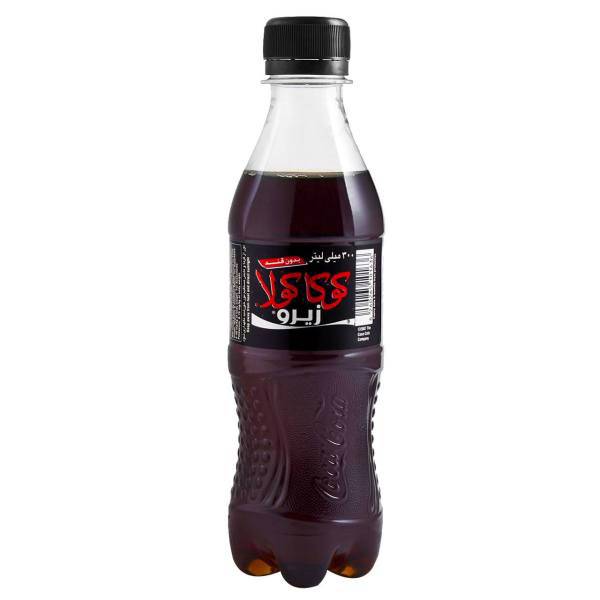 نوشابه کولازیرو کوکاکولا مقدار 0.3 لیتر، Cocacola Cola Zero Drink 0.3Lit