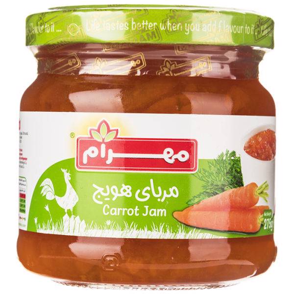 مربا هویج مهرام مقدار 275 گرم، Mahram Carrot Jam 275gr