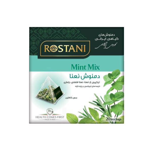 دمنوش گیاهی نعنا رستنی مدل Mint Mix بسته 20 عددی