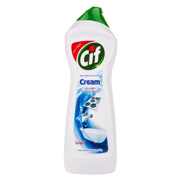 کرم تمیزکننده چند منظوره سطوح سیف مدل Ammonia حجم 750 میلی لیتر، Cif Ammonia Multipurpose Surface Cleaner Cream 750ml