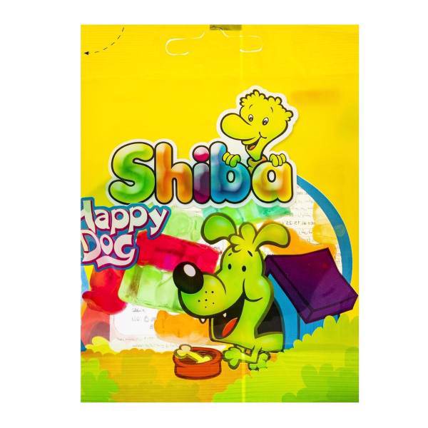 پاستیل میوه ای شیبا مدل Happy Dog مقدار 35 گرم، Shiba Happy Dog fruit Jelly Gum 35gr