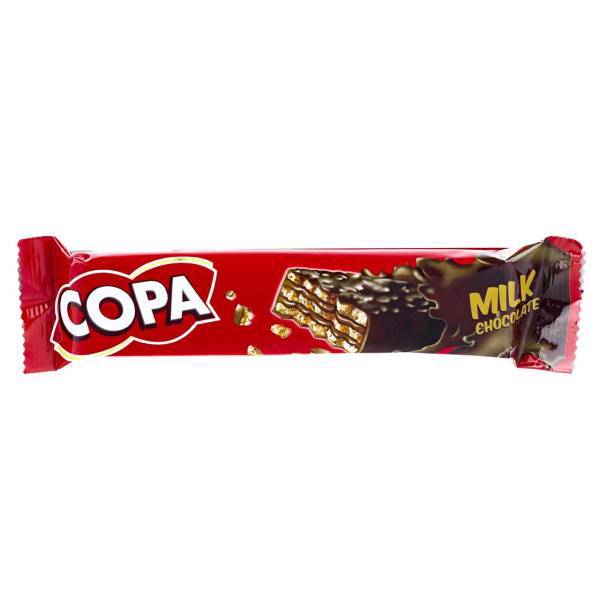 ویفر با روکش شکلات شیری کوپا مقدار 32 گرم، Copa Wafer With Milk Chocolate Coated 32g