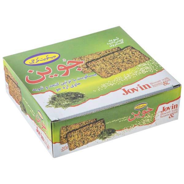 بیسکوییت با تزئین کنجد و شوید جوین مقدار 920 گرم، Jovin Biscuit With Sesame And Dill 920gr