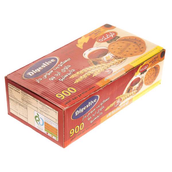 بیسکوییت سبوس دار فرخنده با آردجو مقدار 900 گرم، Farkhondeh Bran Biscuit with Barley Flour 900gr