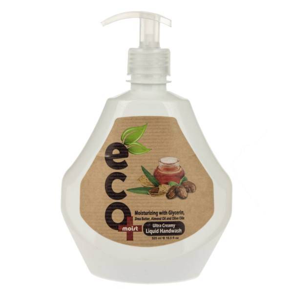 مایع دستشویی ایکو مویست مدل Ultra Creamy حجم 525 میلی لیتر، Eco Moist Ultra Creamy Liquid Handwash 525ml