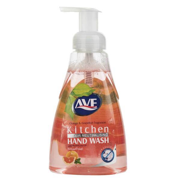 فوم دستشویی اوه مدل Orange Ang Grapefruit مقدار 500 گرم، Ave Orange Ang Grapefruit Handwashing Foam 500g