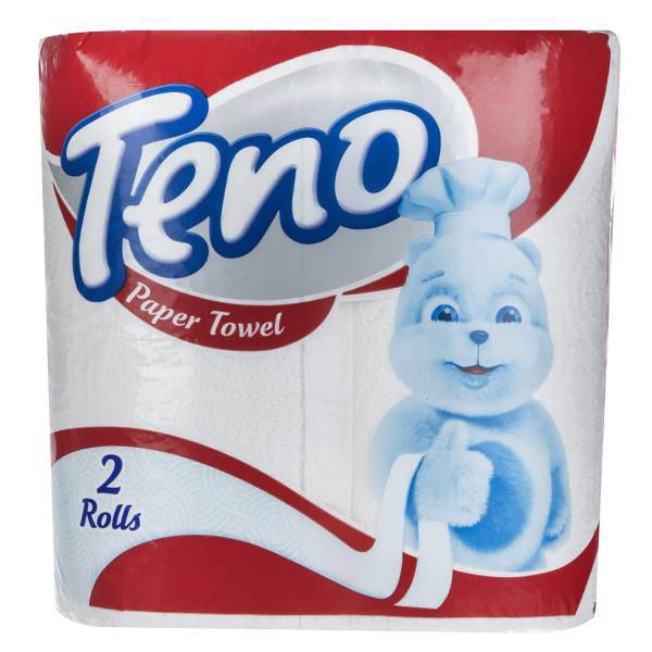 حوله کاغذی تنو بسته 2 عددی، Teno Paper Towel 2pcs