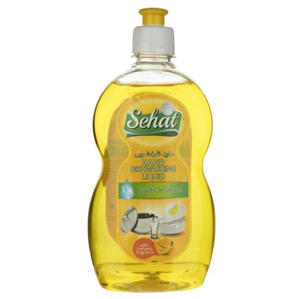 مایع ظرفشویی صحت مدل Banana مقدار 500 میلی لیتر، Sehat Banana Dishwashing Liquid 500ml