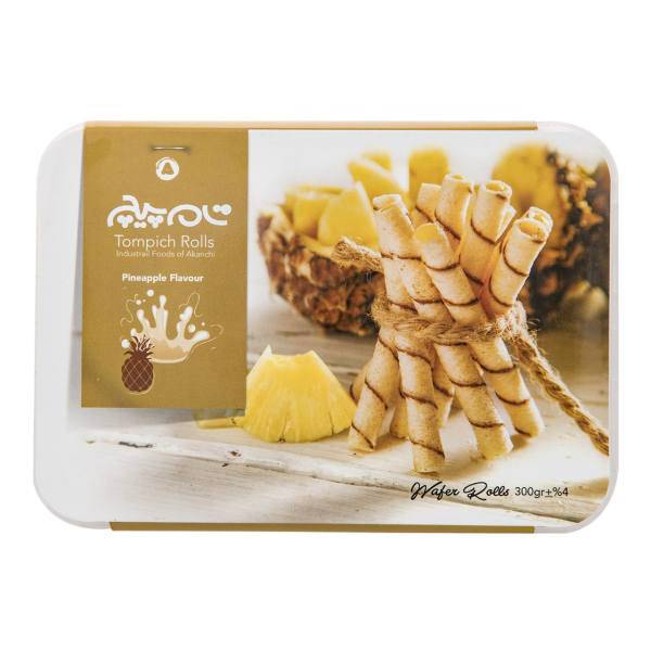 ویفر با طعم آناناس تام پیچ مقدار 300 گرمی، Tompich Wafer With Pineapple Flavor 300gr