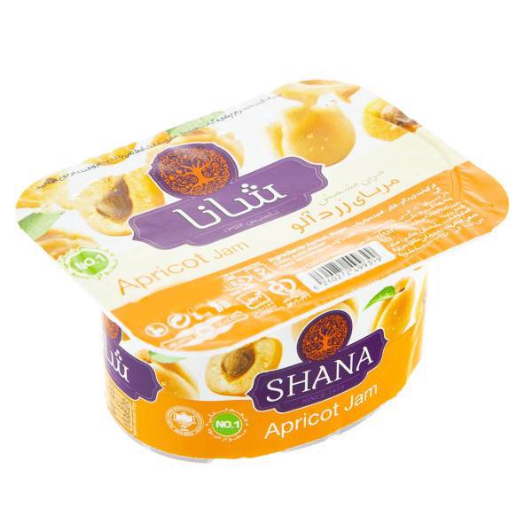 مربا زردآلو شانا مقدار 225 گرم، Shana Apricot Jam 225gr