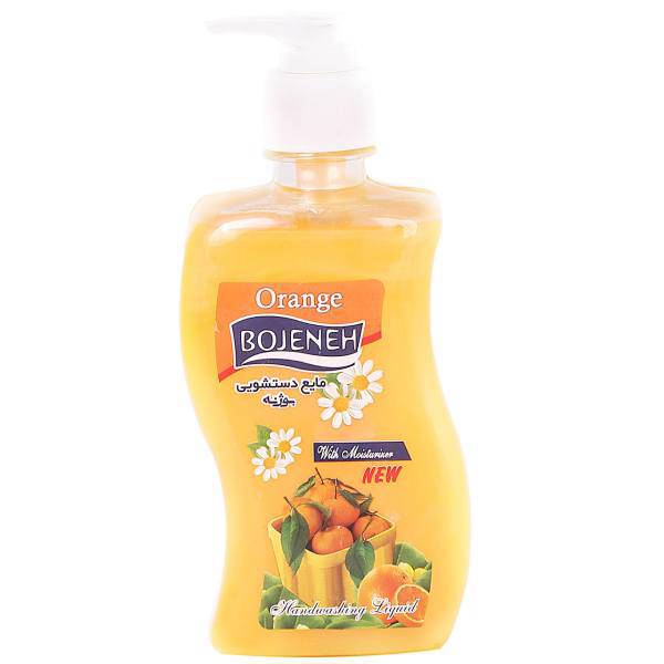 مایع دستشویی بوژنه مدل Orange وزن 500 گرم، Bojeneh Orange Liquid Hand Wash 500g