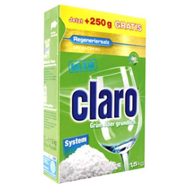 نمک ظرفشویی کلارو بسته 1.5 کیلوگرمی، Claro Dishwasher Salt 1.5Kg