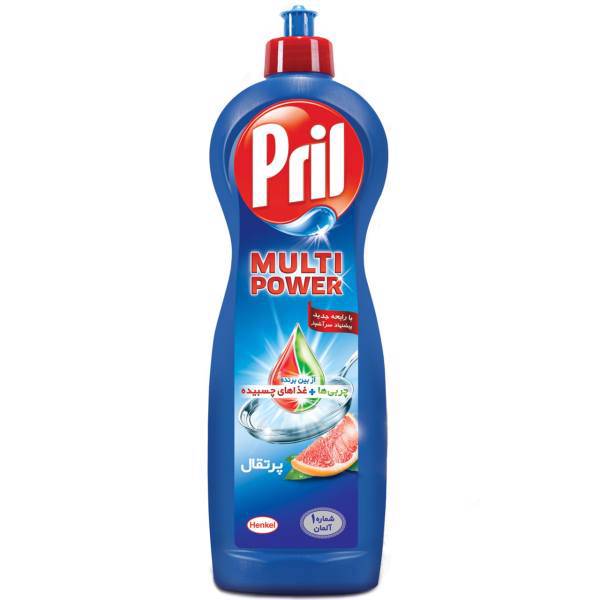 مایع ظرفشویی پریل با رایحه پرتقال حجم 500 میلی لیتر، Pril Orange Dishwashing Liquid 500ml