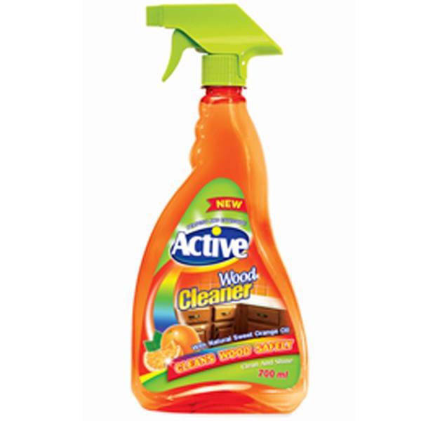 اسپری تمیزکننده سطوح چوبی اکتیو حجم 700 میلی لیتر، Active Wood Surface Cleaner Spray 700ml