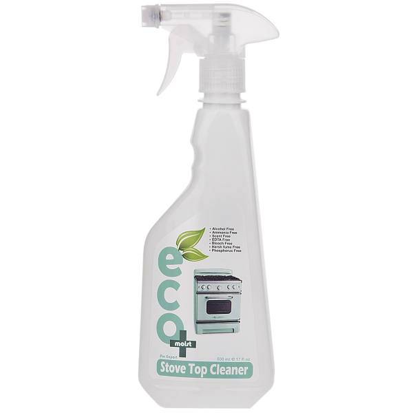 اسپری گاز پاک کن ایکو مویست مدل Stove Top Cleaner حجم 500 میلی لیتر، Eco Moist Stove Top Cleaner 500g