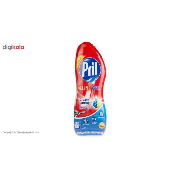 ژل ظرفشویی پریل مدل All In 1 حجم 1000 میلی لیتر، Pril All In 1 Dishwasher Gel 1000ml