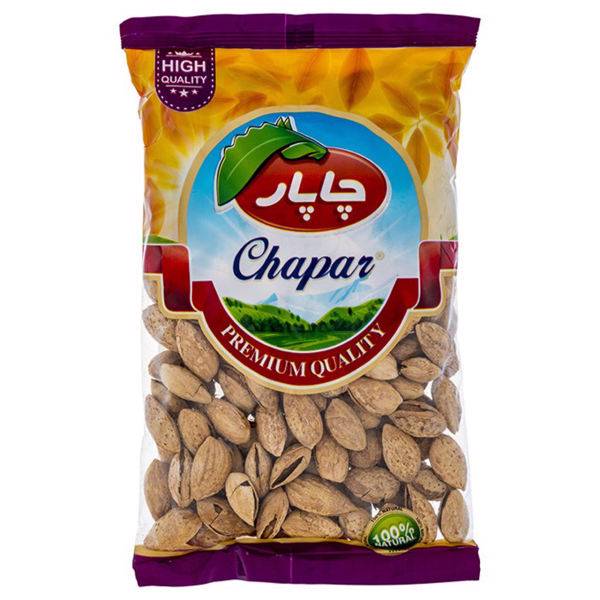 بادام پوست کاغذی خام چاپار مقدار 350 گرم، Chapar Raw Almond 350gr