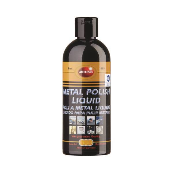 مایع پولیش جرمگیر و تمیزکننده سطوح اتوسل مدل Metal Polish Liquid حجم 250 میلی لیتر، Autosol Polishing liquid and surface cleaner type Metal Polish Liquide 250ml