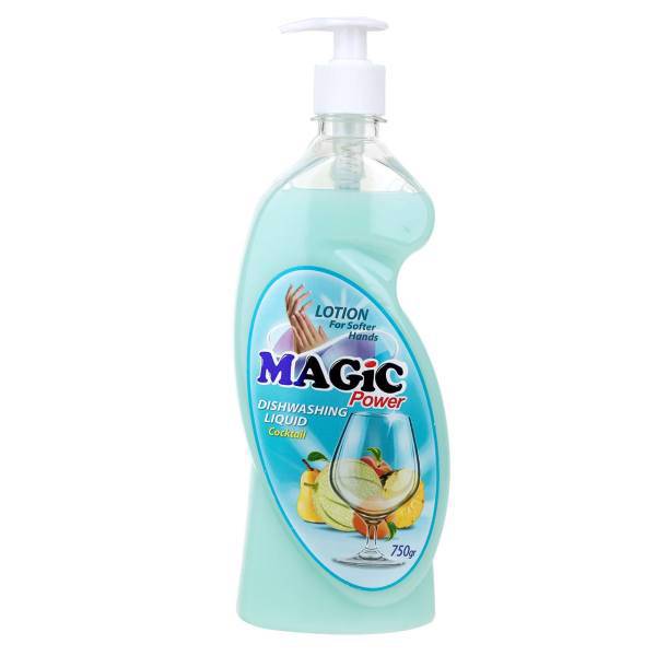 مایع ظرفشویی مجیک پاور مدل Cocktail مقدار 750 گرم، Magic Power Cocktail Dishwashing Liquid 750g