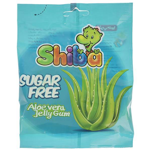 پاستیل میوه ای شیبا مدل Aloevera مقدار 90 گرم، Shiba Aloevera Fruit Jelly Gum 90gr