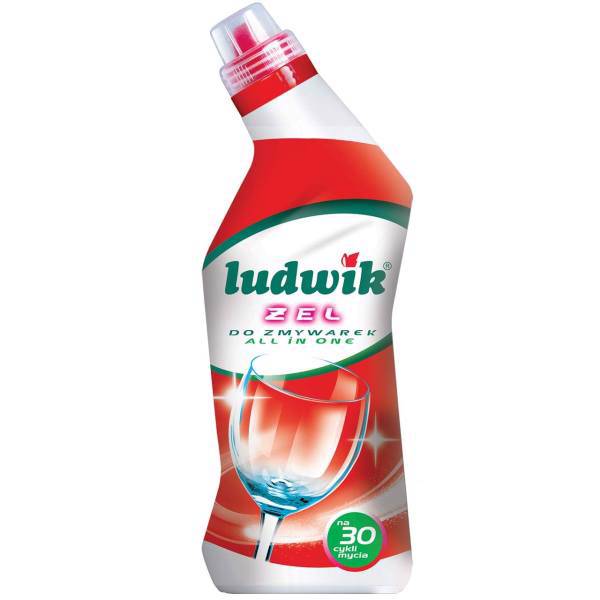 ژل ماشین ظرفشویی لودویک مدل All in One حجم 750 میلی لیتر، Ludwik All In One Dishwasher Gel 750ml