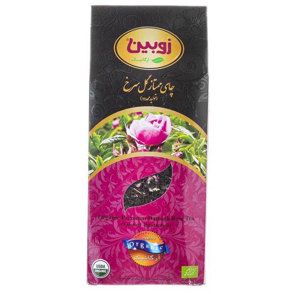 چای ممتاز گل سرخ ارگانیک زوبین مقدار 200 گرم، Zubin Organic Preminum Quality Damask Rose Tea200gr