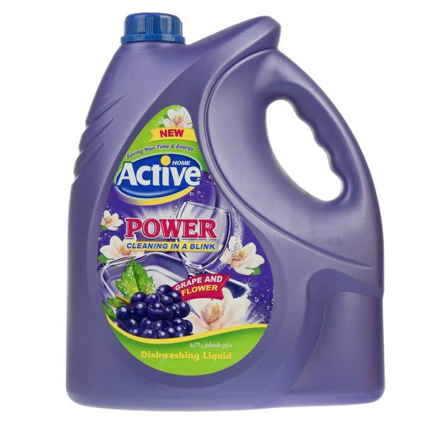 مایع ظرفشویی بنفش اسلیو اکتیو 3750 گرمی، Active Dishwasher Liquid Purple 3750ml