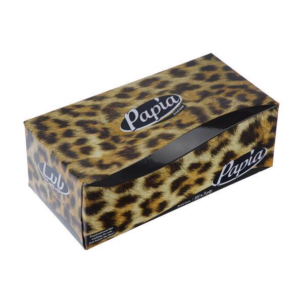 دستمال کاغذی 100 برگ پاپیا مدل Tiger، Papia Tiger 100 Tissue Paper